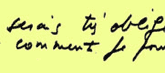 C'est une �criture qui pr�sente des bords flous et frang�s